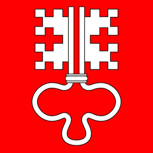 Kantonsfahne Nidwalden - Nidwaldner Fahne 120 x 120 cm