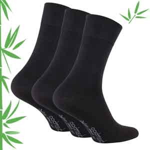 Bambus Socken schwarz