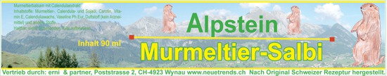 Alpstein Murmeltiersalbi